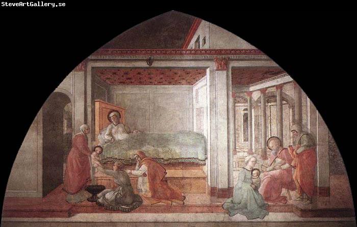 Fra Filippo Lippi Birth and Naming St John